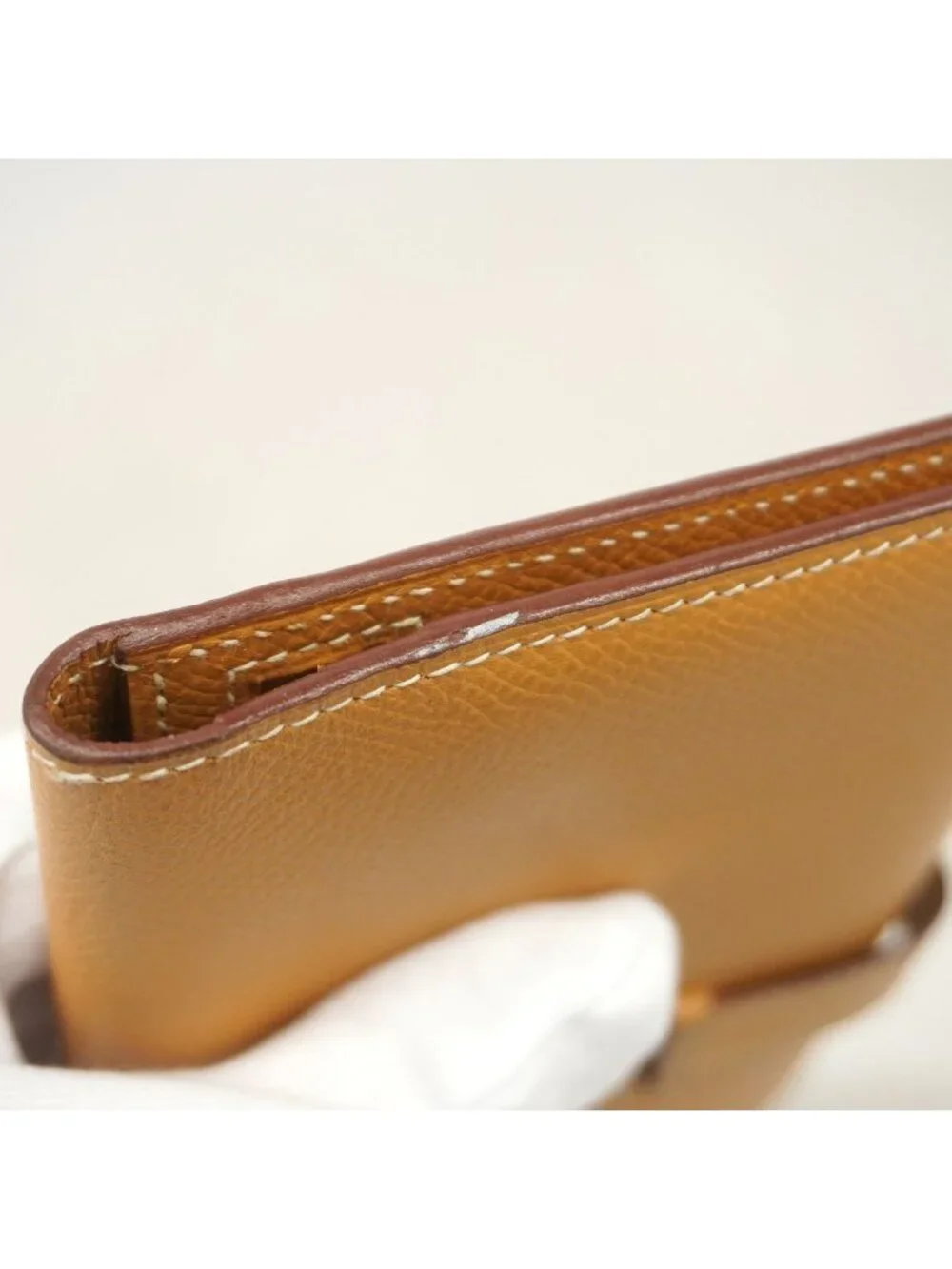 Hermes Wallet Bearn Veau Epsom Natural Sable Silver